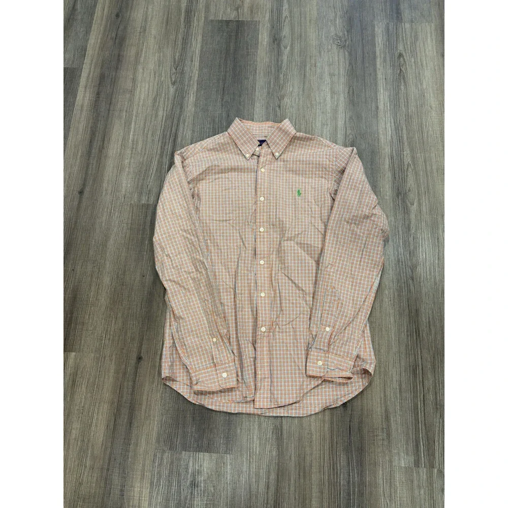 Ralph Lauren Size Medium Men's‎ Long Sleeve Button Down Shirt Plaid